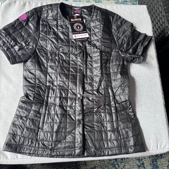 Women's Black Puffer Jacket - Picture 1 of 9